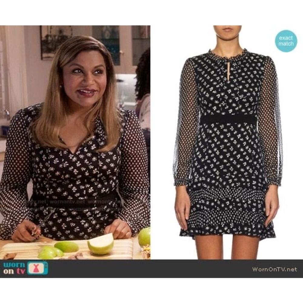 Diane von furstenburg fiona daisy buds silk a-line dress